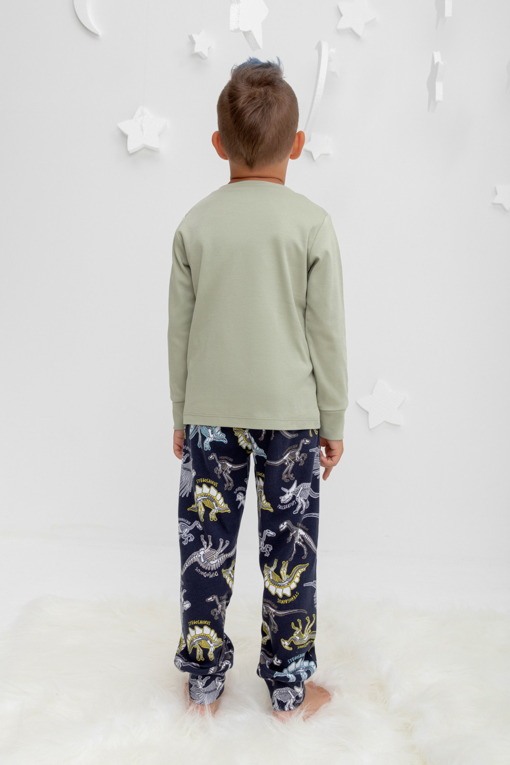 Пижама для мальчика, артикул: К 1541, цвет: хаки, фото 5