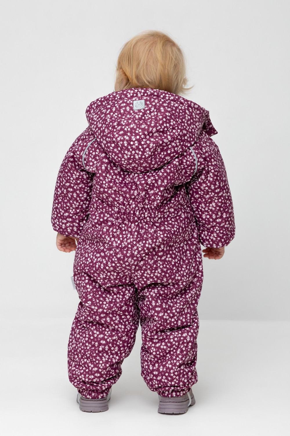 Комбинезоны утепленные для девочки, артикул: ВК 60032/н/45 Ал, цвет: фиолетовый, фото 5