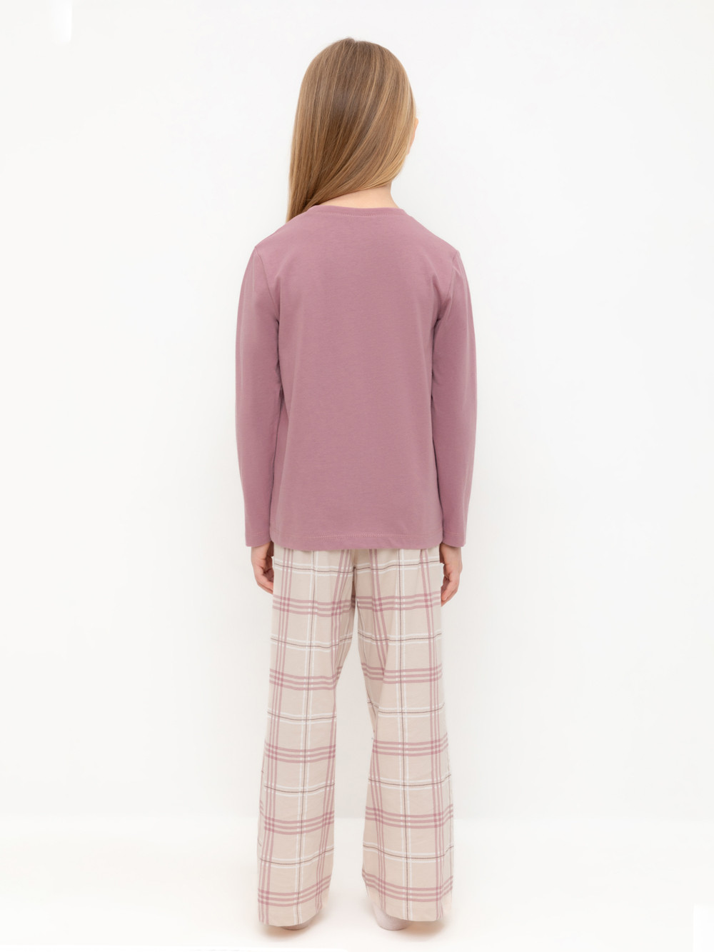 Пижама для девочки, артикул: К 1623, цвет: розовый, фото 4