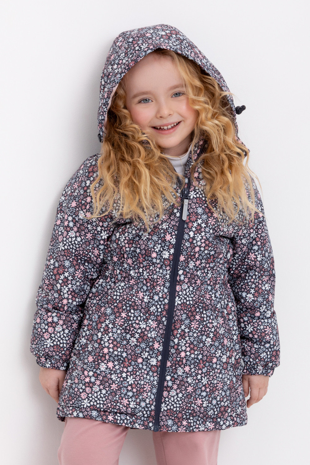 Куртка для девочки, артикул: ВК 38098/н/9 ГР, цвет: синий, фото 5