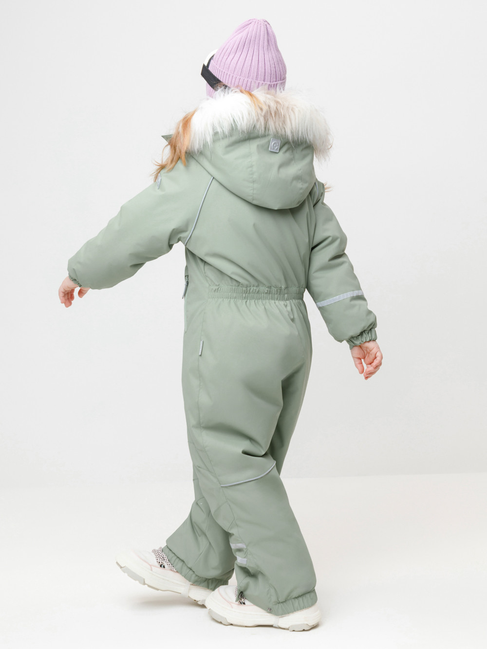 Комбинезоны утепленные для девочки, артикул: ВК 60102/9 ГР (98-122), цвет: зеленый, фото 5