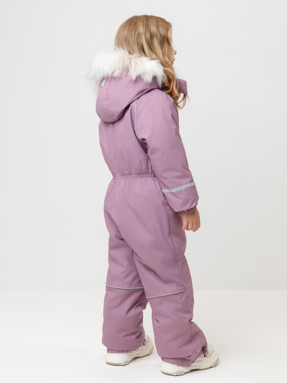 Комбинезоны утепленные для девочки, артикул: ВК 60102/10 ГР (128-158), цвет: бордовый, фото 5