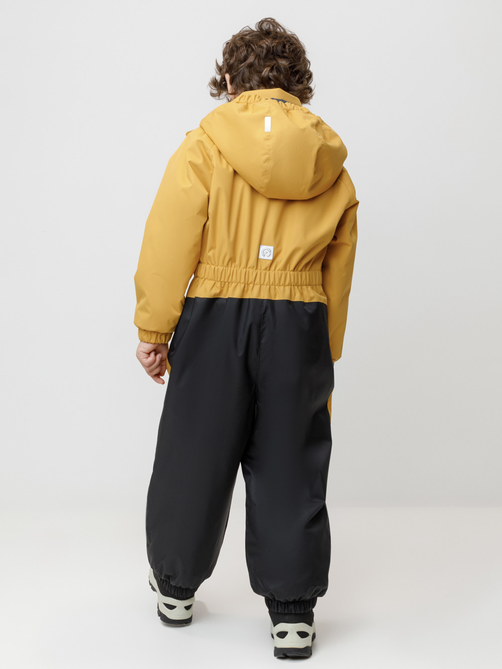 Комбинезоны утепленные для мальчика, артикул: ВК 60126/3 УЗГ, цвет: желтый, фото 5