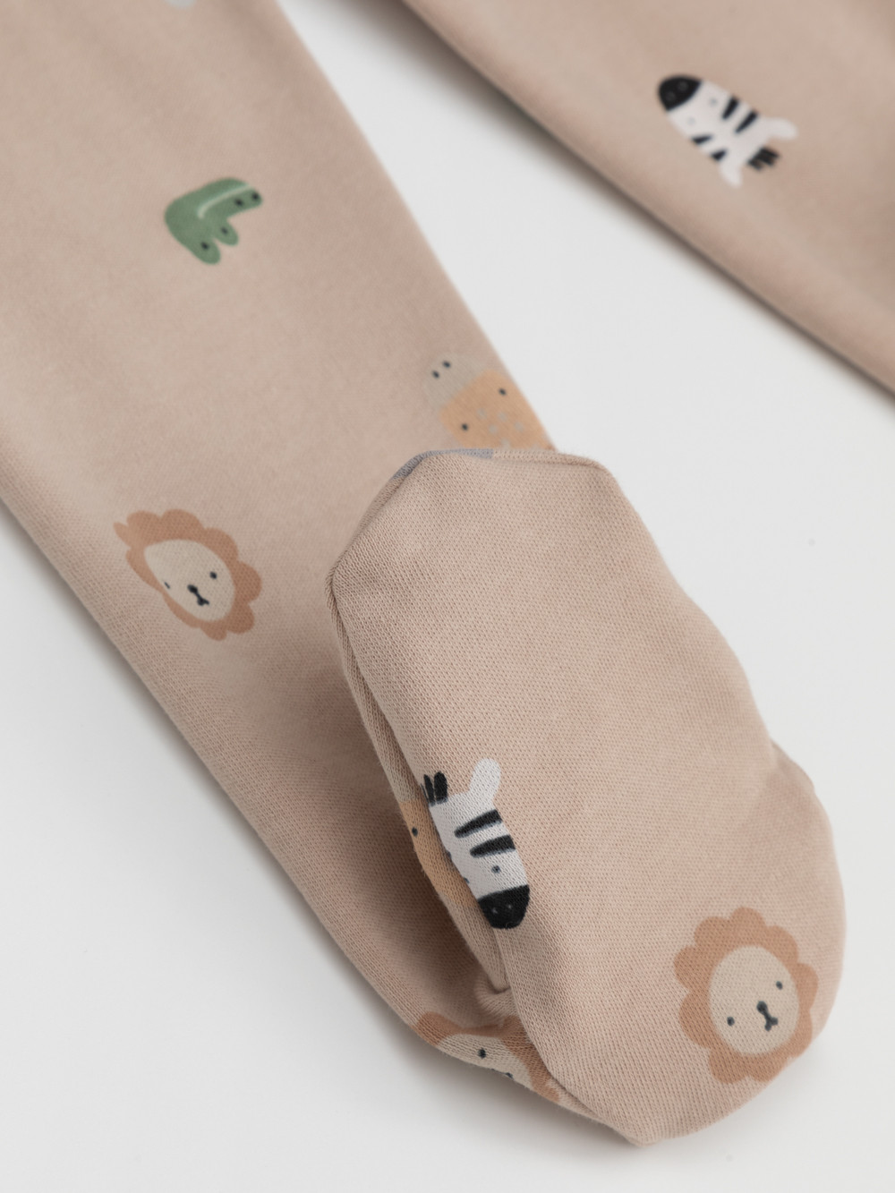 Ползунки для новорожденных, артикул: К 400220-2уп, цвет: бежевый, фото 5