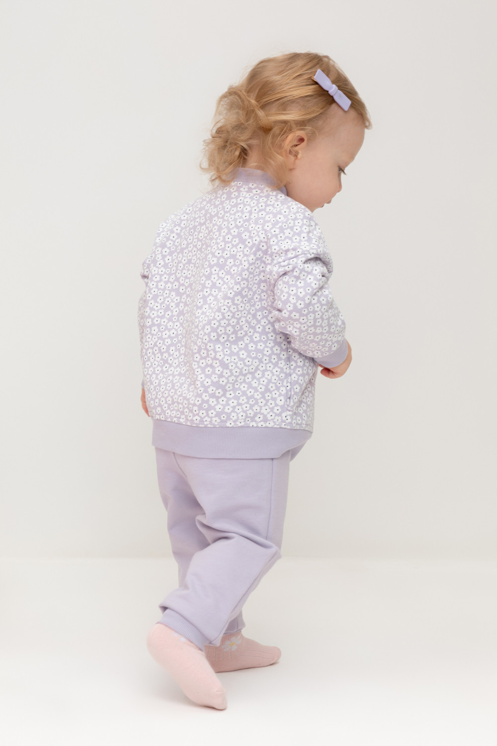 Брюки для девочки, артикул: КР 400660, цвет: фиолетовый, фото 5