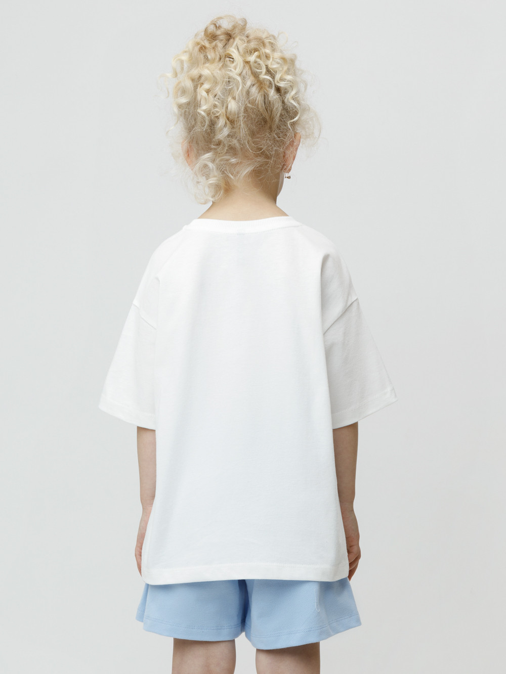 Футболка для девочки, артикул: КР 302992, цвет: сахар, фото 5