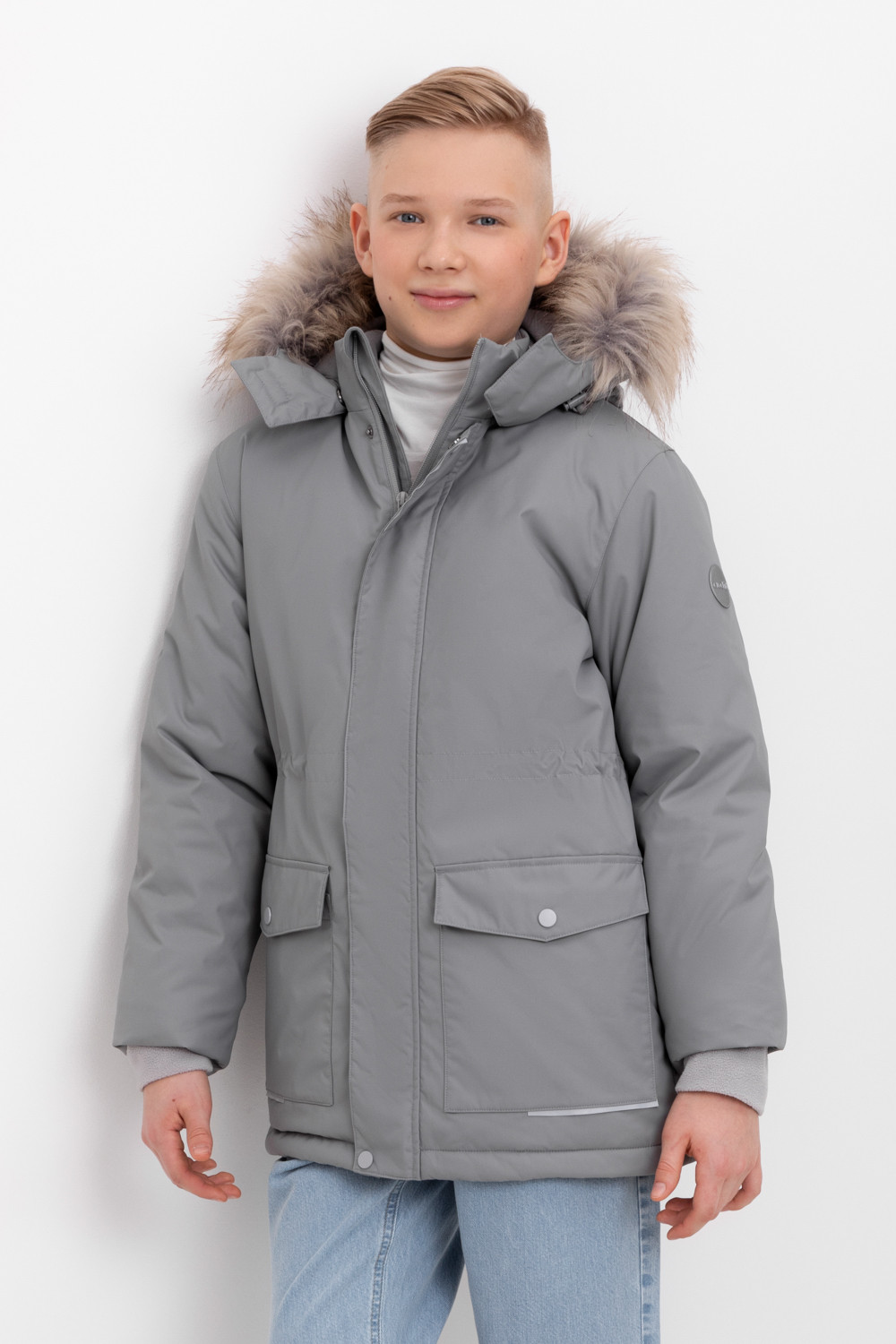 Куртки для мальчика, артикул: ВК 36103/3 ГР ( 98-122), цвет: серый, фото 5