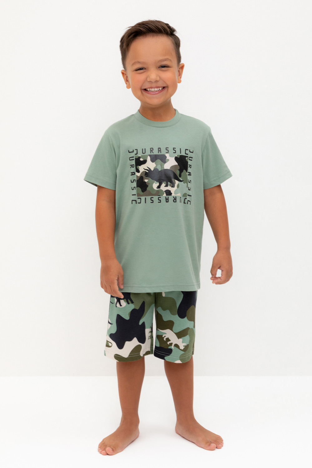 Пижама для мальчика, артикул: К 1528, цвет: зеленый, фото 5
