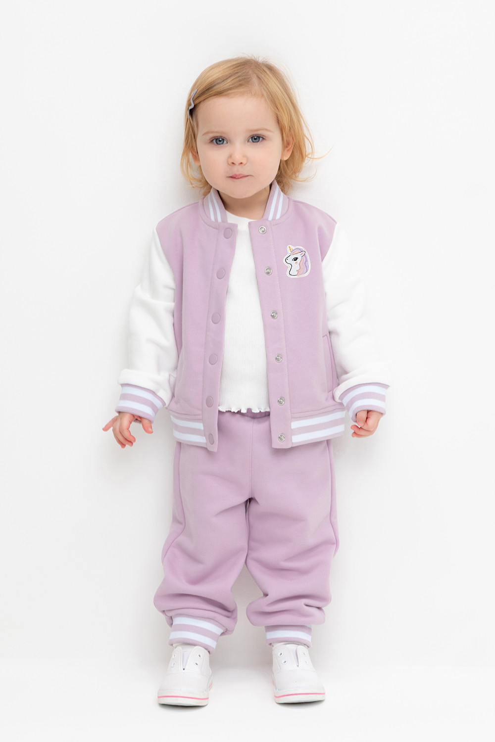 Брюки для девочки, артикул: КР 400787, цвет: фиолетовый, фото 5