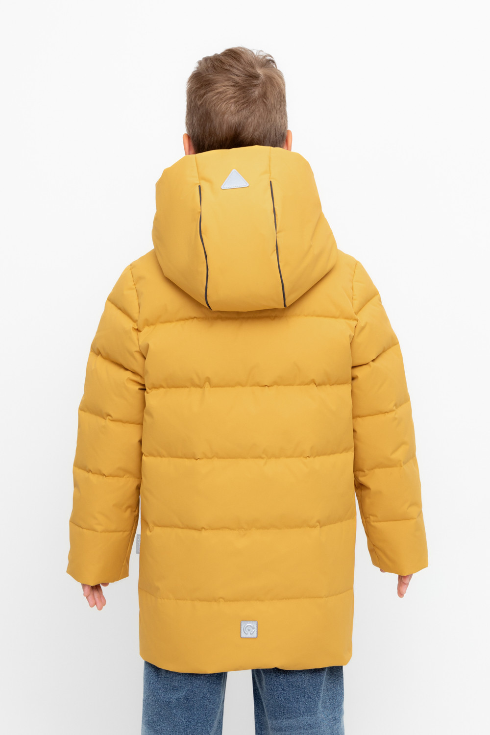 Пальто, плащи для мальчика, артикул: ВК 34070/4 УЗГ ( 98-122), цвет: желтый, фото 5