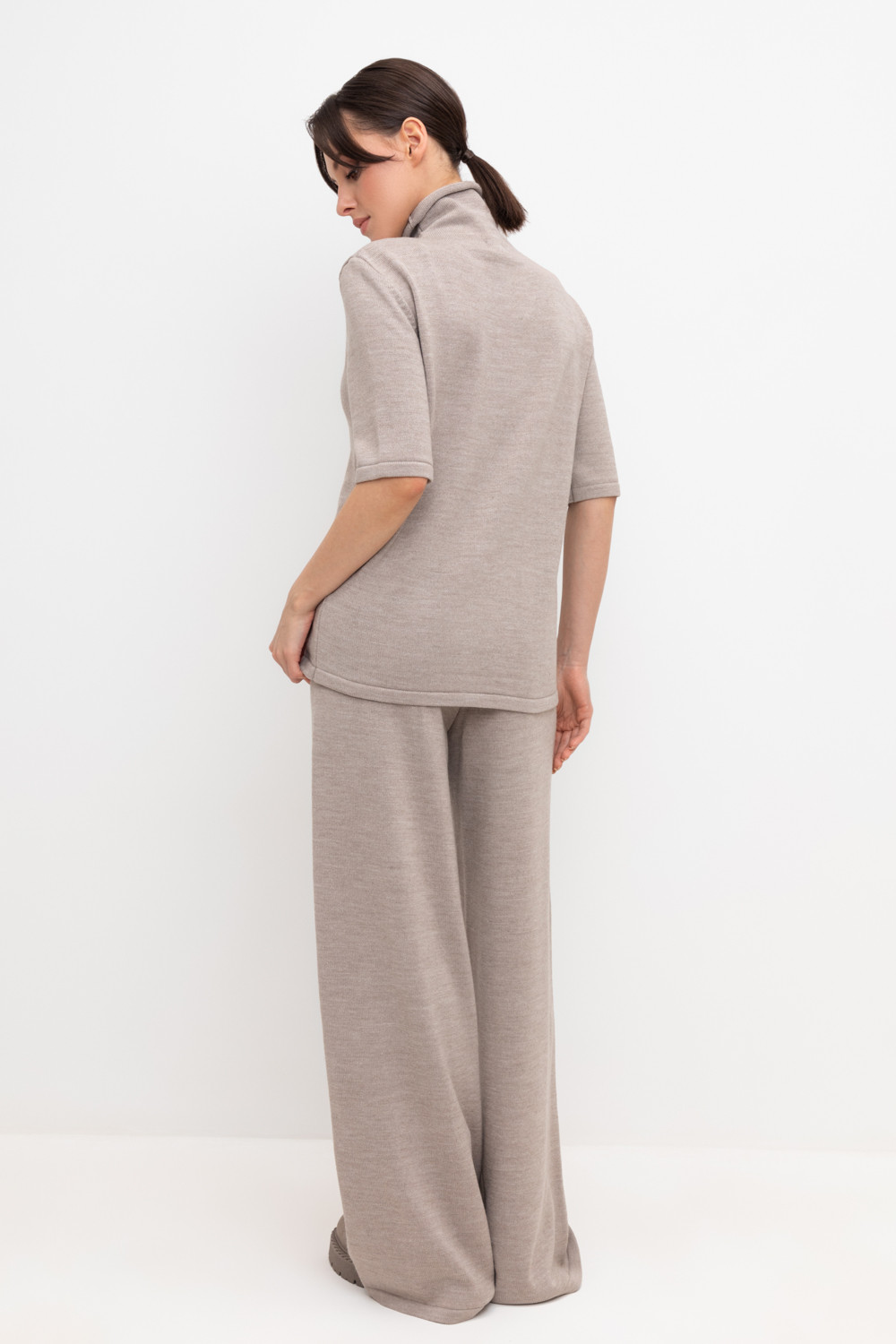 Брюки женские для мам, артикул: ЕВ 444/ш, цвет: бежевый, фото 5