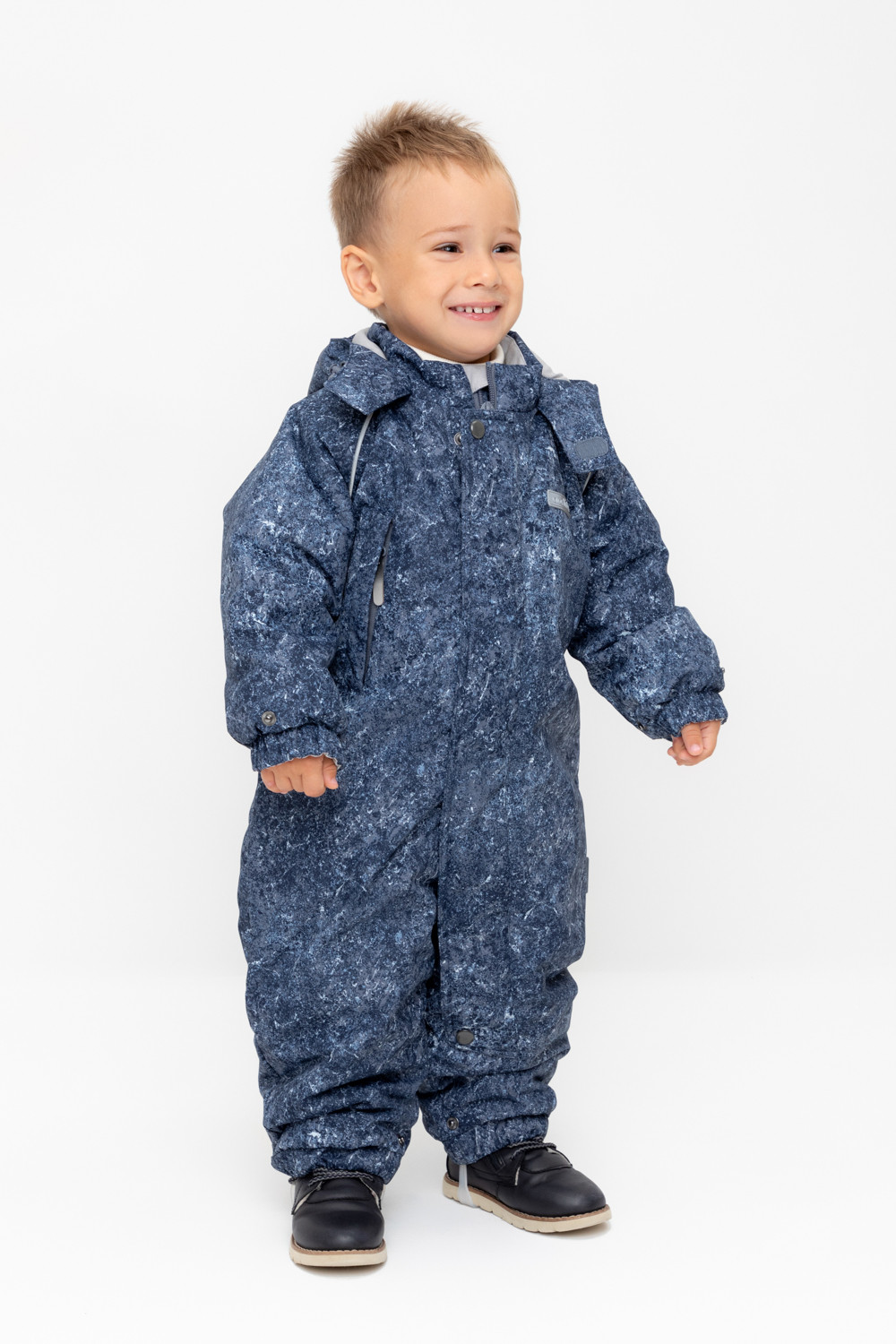 Комбинезоны утепленные для мальчика, артикул: ВК 60032/н/41 Ал, цвет: серый, фото 5