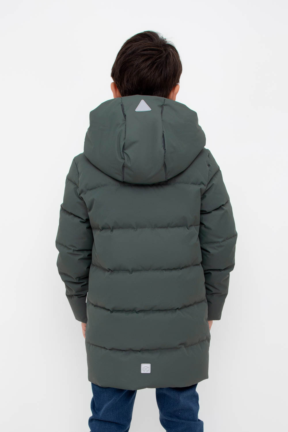 Пальто, плащи для мальчика, артикул: ВК 34071/2 УЗГ, цвет: зеленый, фото 5