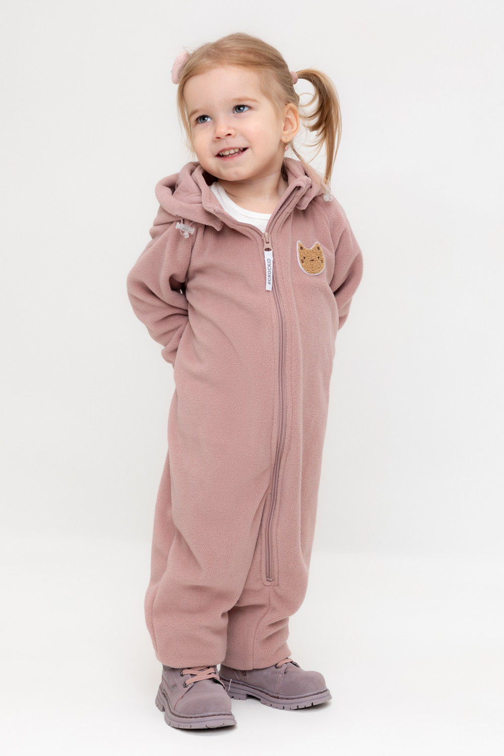 Комбинезон для девочки, артикул: ФЛ 60007, цвет: розовый, фото 5