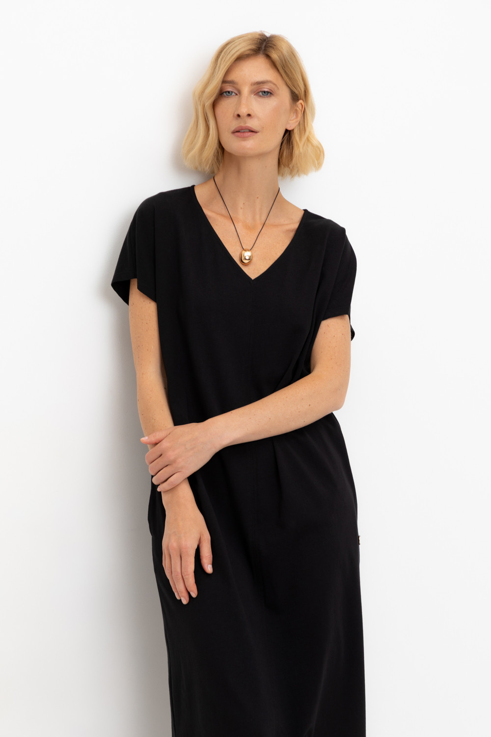 Платья женские для мам, артикул: ЕВТ 5030, цвет: черный3, фото 5