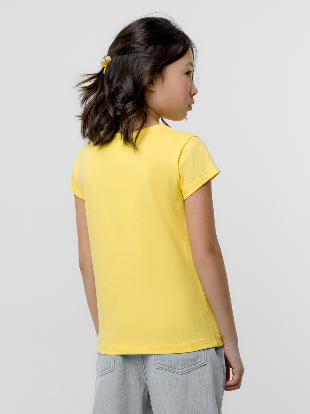Футболка для девочки, артикул: КП 302763, цвет: ярко-желтый, фото 5