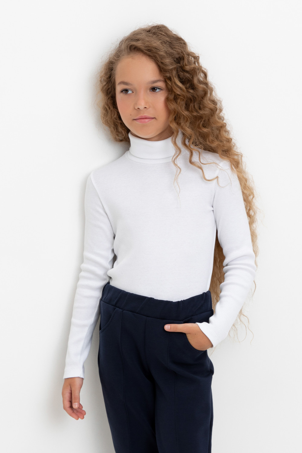 Водолазки, артикул: К 301477, цвет: белый, фото 5