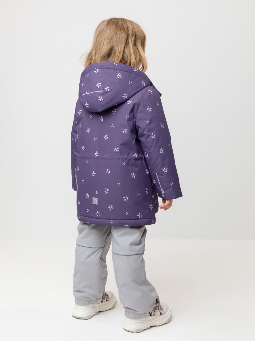 Куртка для девочки, артикул: ВК 38120/н/4 ГР, цвет: фиолетовый, фото 5