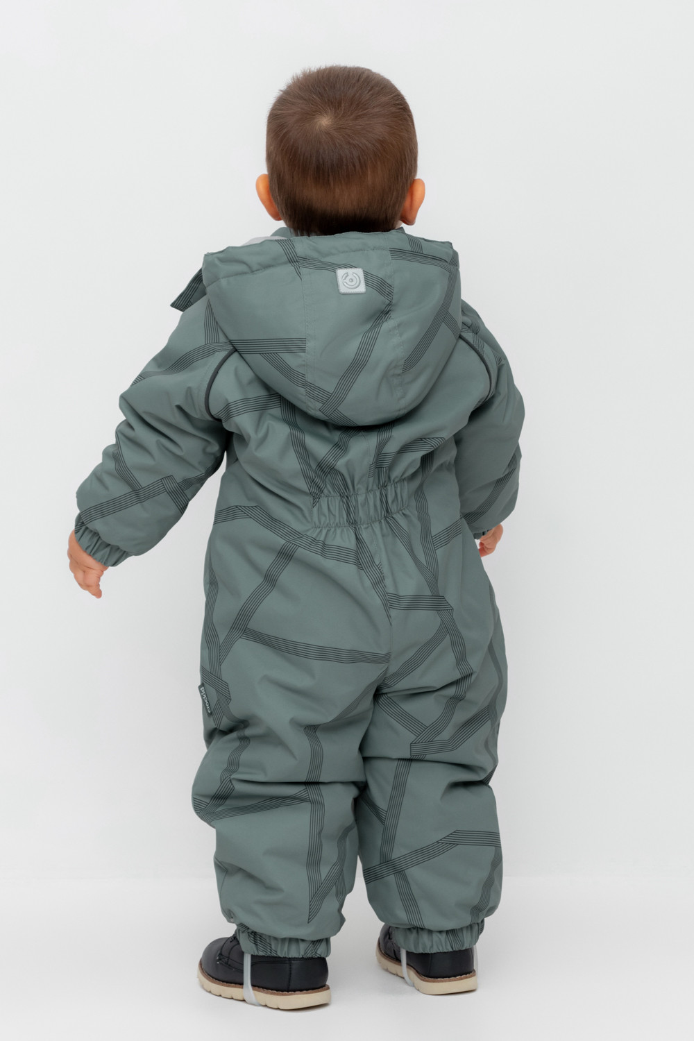 Комбинезоны утепленные для мальчика, артикул: ВК 60032/н/51 Ал, цвет: зеленый, фото 5