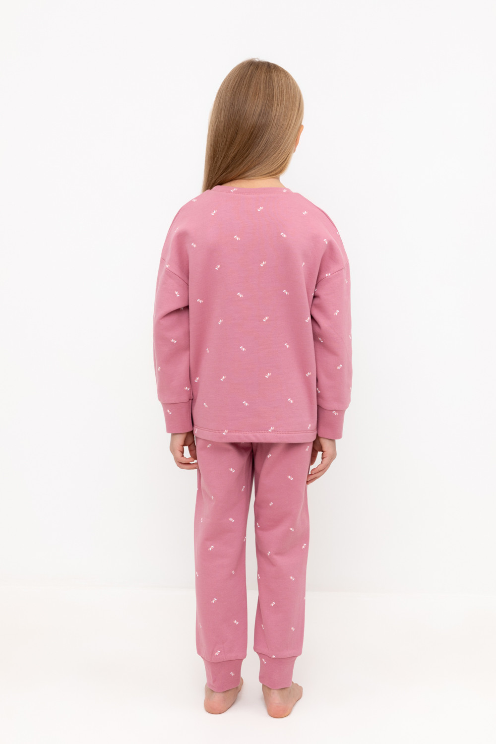 Пижама для девочки, артикул: К 1581, цвет: розовый, фото 5