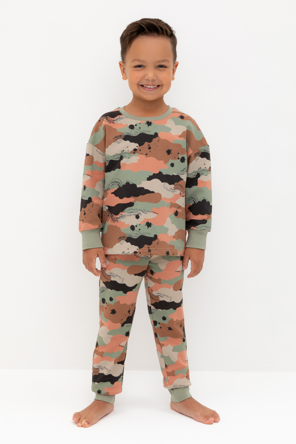 Пижама для мальчика, артикул: КП 1611, цвет: хаки, фото 5