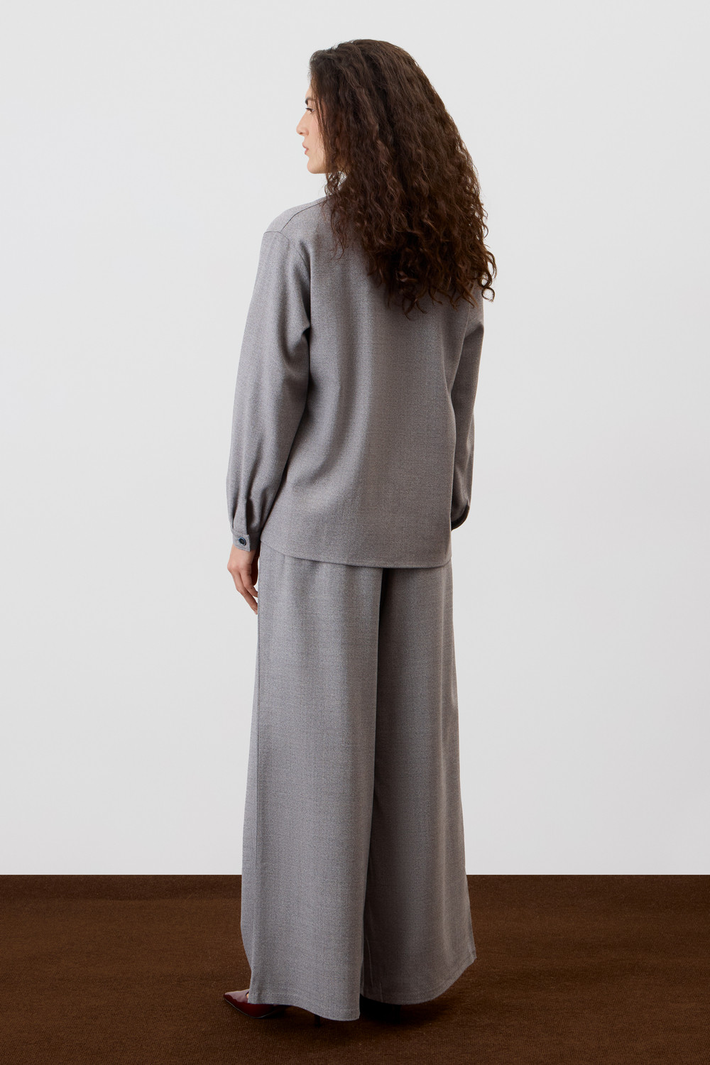 Брюки женские для мам, артикул: ЕТ 40031, цвет: серый, фото 5