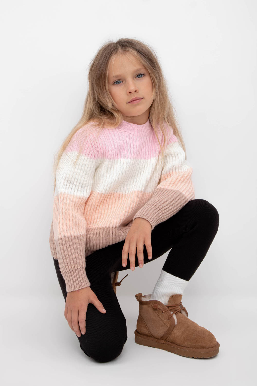 Брюки для девочки, артикул: К 422/ш, цвет: черный, фото 5