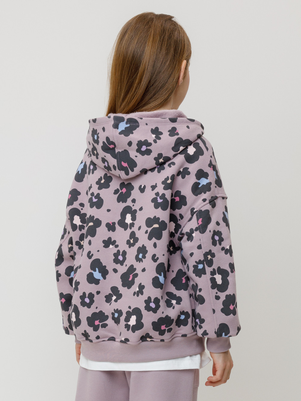 Худи для девочки, артикул: КР 302869, цвет: фиолетовый, фото 5