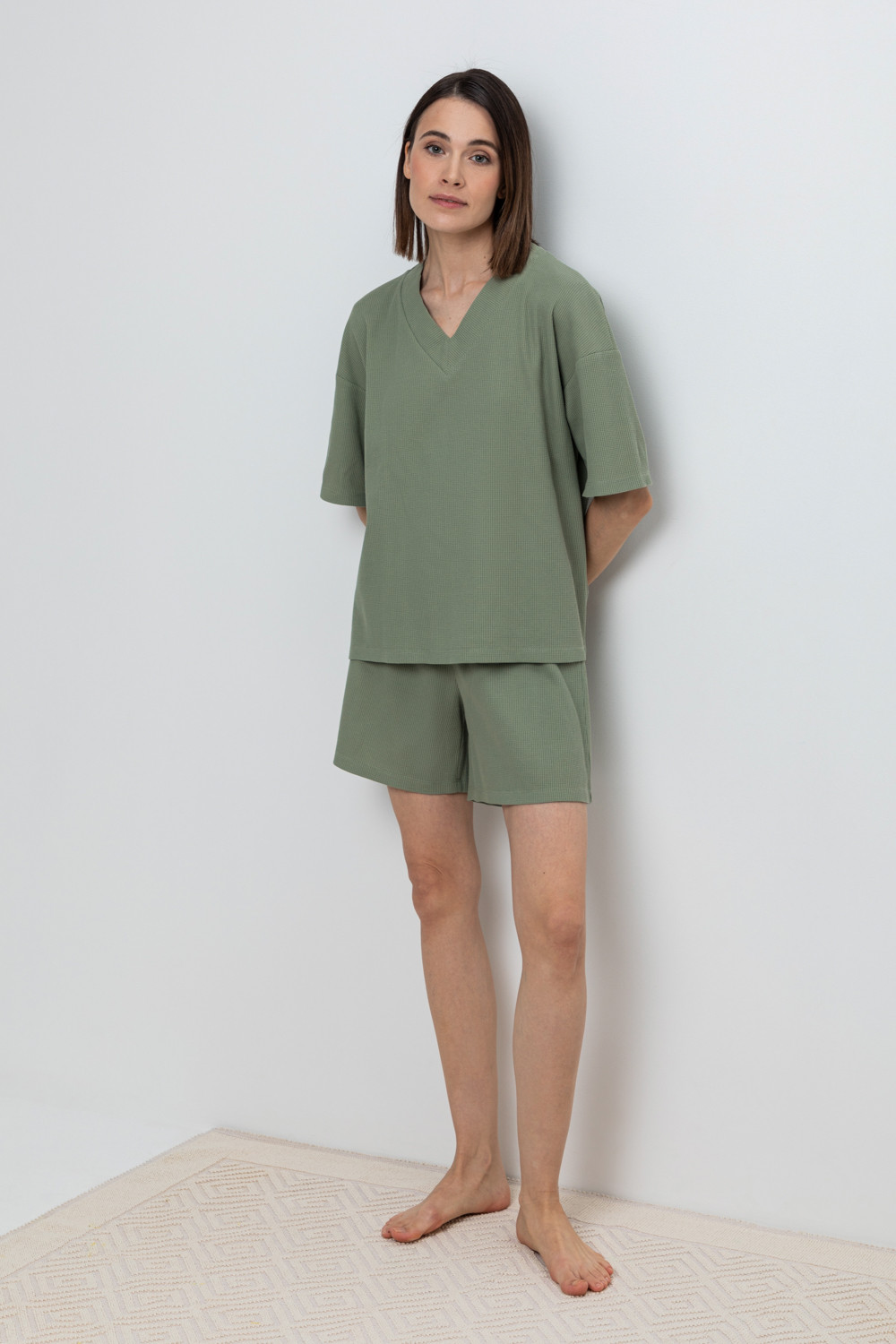 Комплекты для дома для мам, артикул: Е 20082, цвет: зеленый, фото 5