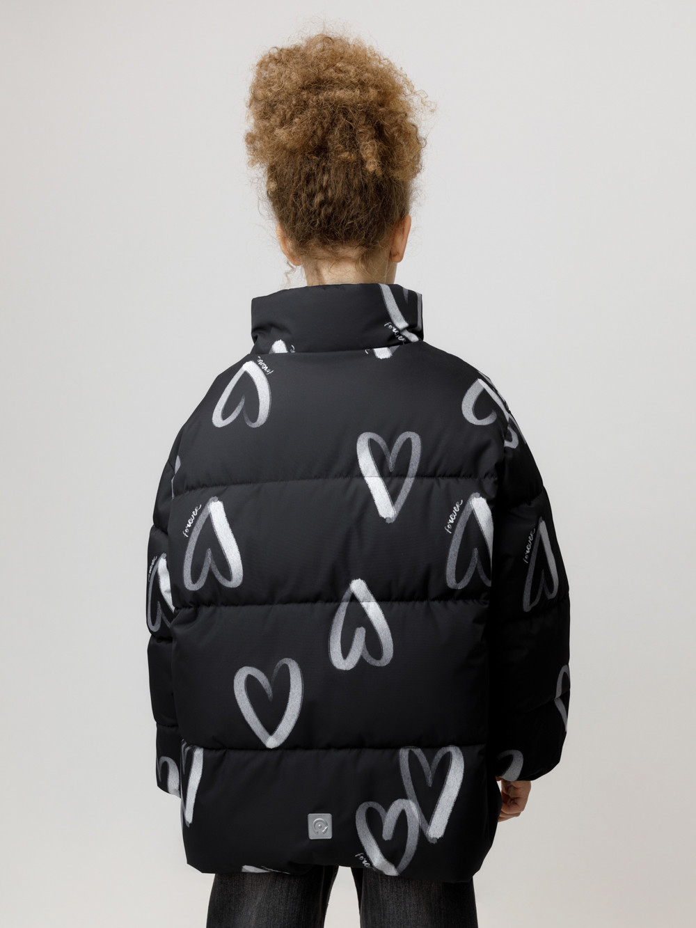 Куртка для девочки, артикул: ВК 32194/н/1 ГР, цвет: черный3, фото 5