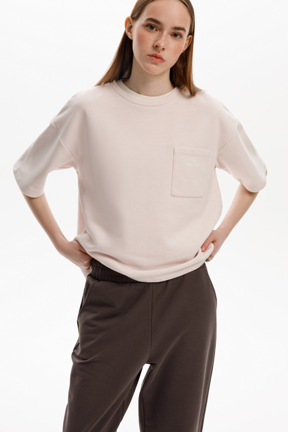 Джемперы женские для мам, артикул: ЕВТ 3319, цвет: розовый, фото 5