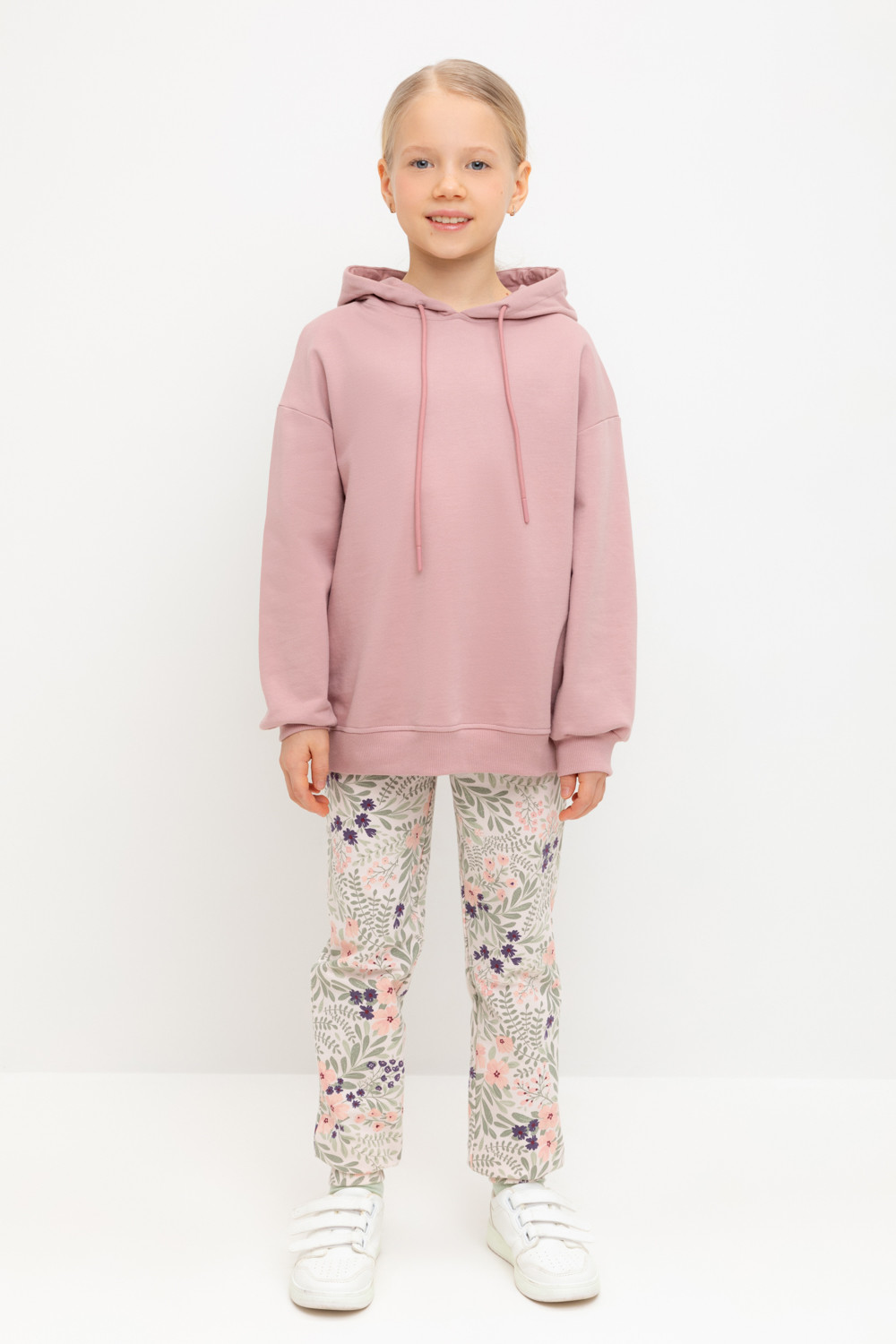 Брюки для девочки, артикул: КР 400536-1, цвет: светло-розовый, фото 5