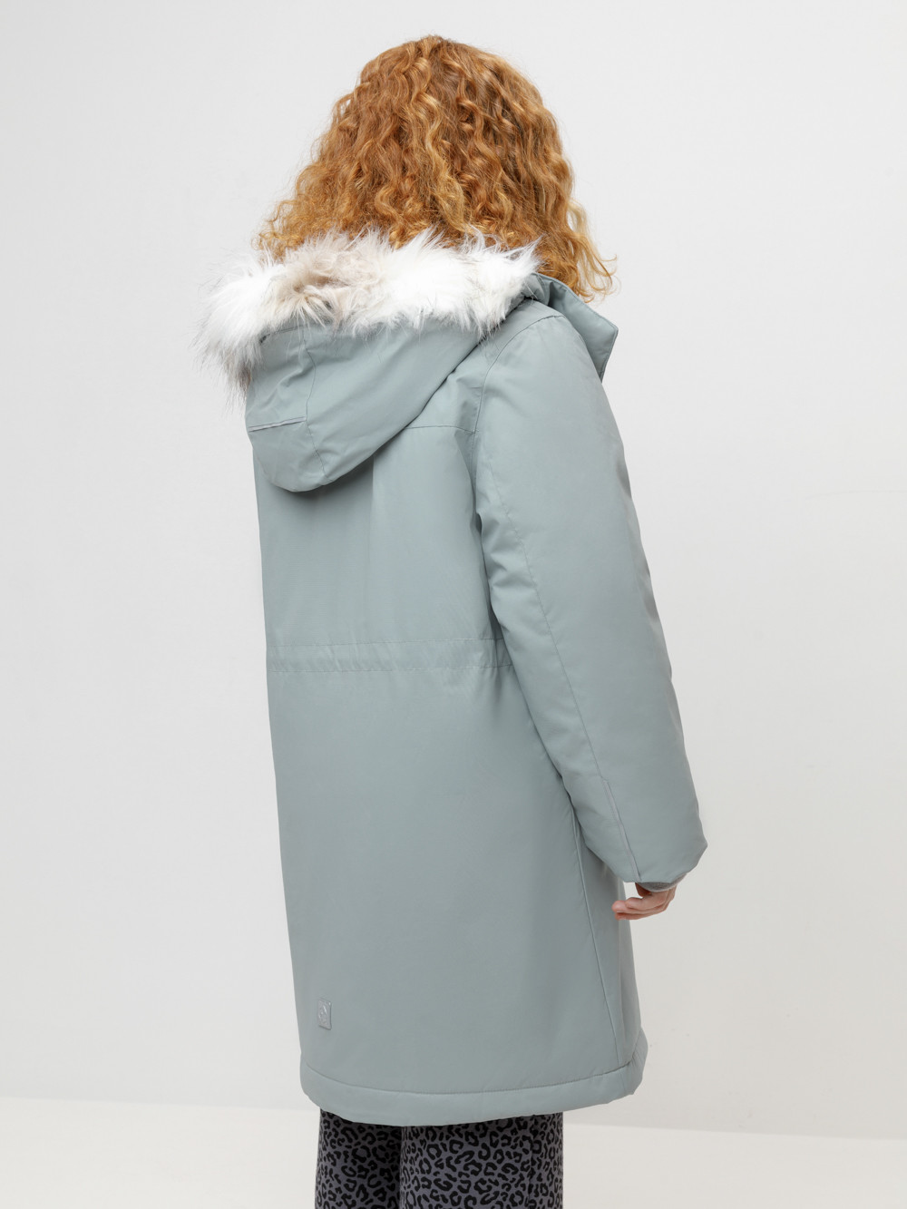 Пальто для девочки, артикул: ВК 38107/11 ГР, цвет: зеленый, фото 5