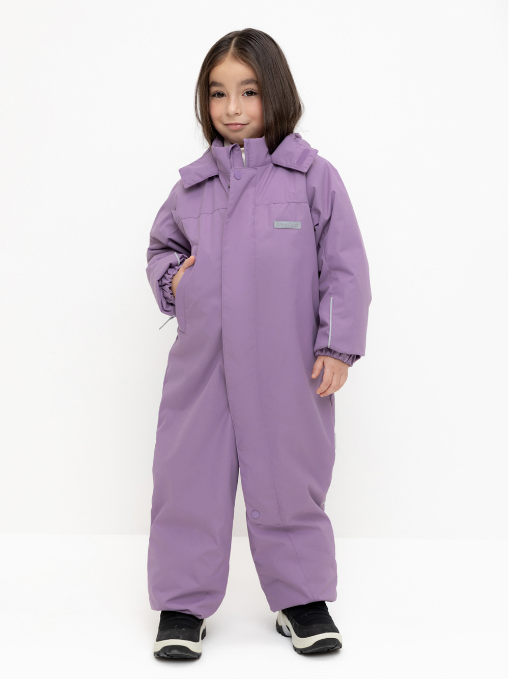 Комбинезоны утепленные для девочки, артикул: ВК 60109/6 УЗГ, цвет: бордовый, фото 5