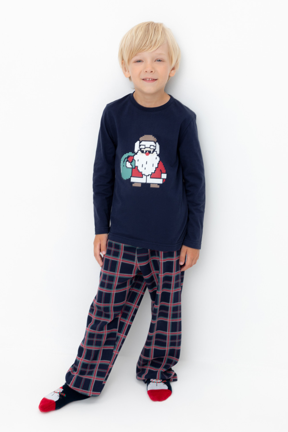 Пижама для мальчика, артикул: К 1600, цвет: темно-синий, фото 5