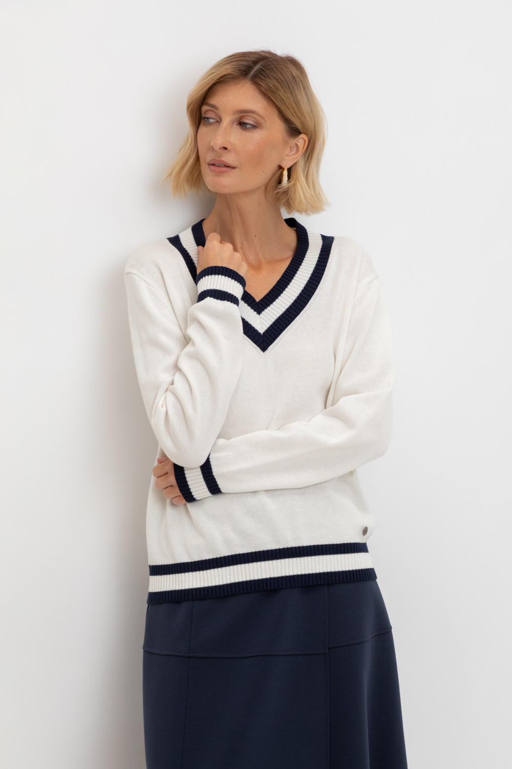 Джемперы женские для мам, артикул: ЕВ 30204, цвет: бежевый, фото 5