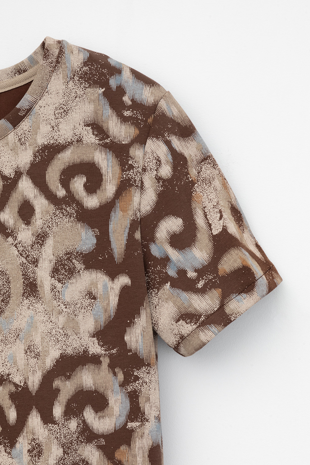 Платья женские для мам, артикул: ЕВТ 5051, цвет: кофейный, фото 5