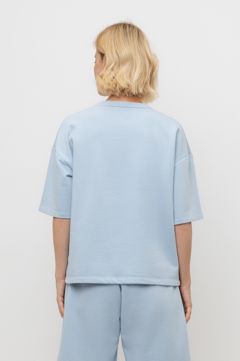 Джемперы женские для мам, артикул: ЕВТ 3319, цвет: голубой, фото 5