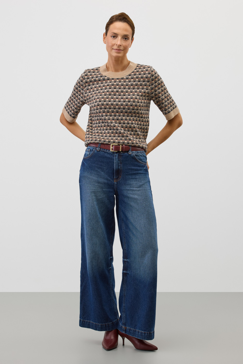 Джемперы женские для мам, артикул: ЕВ 30243/ш, цвет: бежевый, фото 5