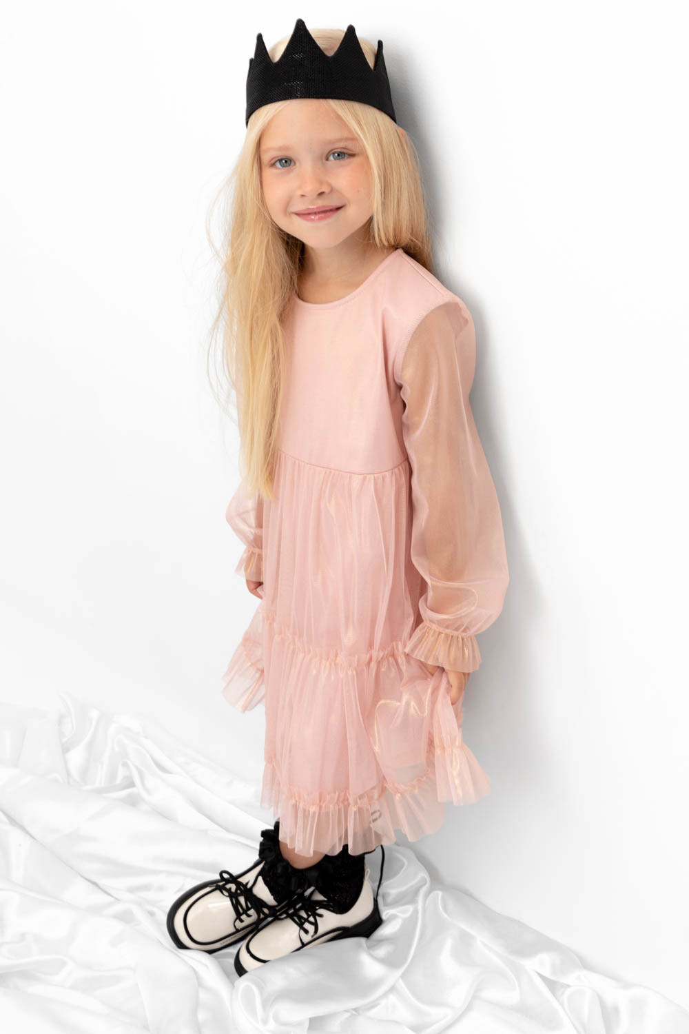 Платье для девочки, артикул: К 5855, цвет: розовый, фото 5