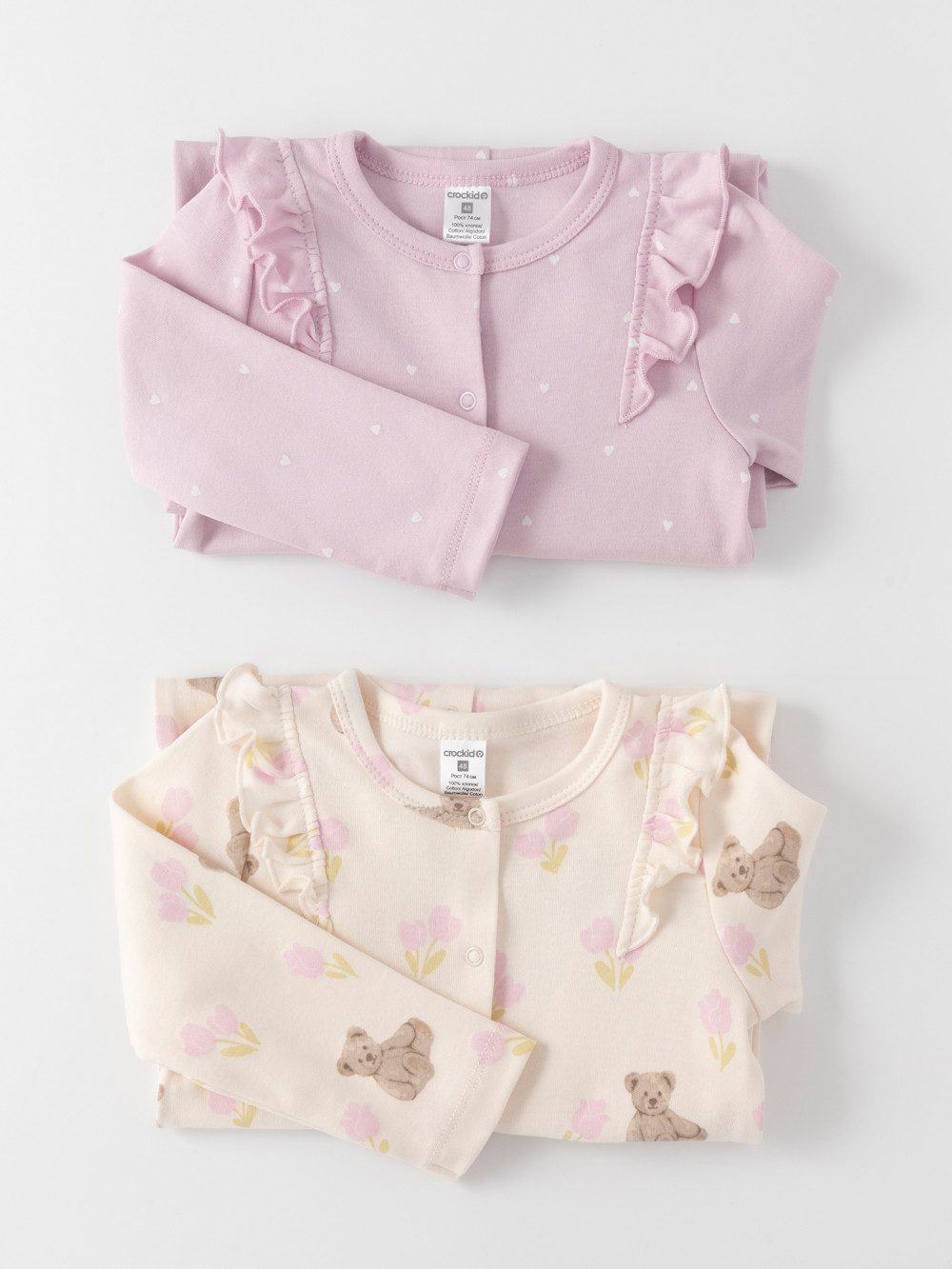 Комбинезон для новорожденных, артикул: К 6534-2уп, цвет: светло-розовый, фото 5