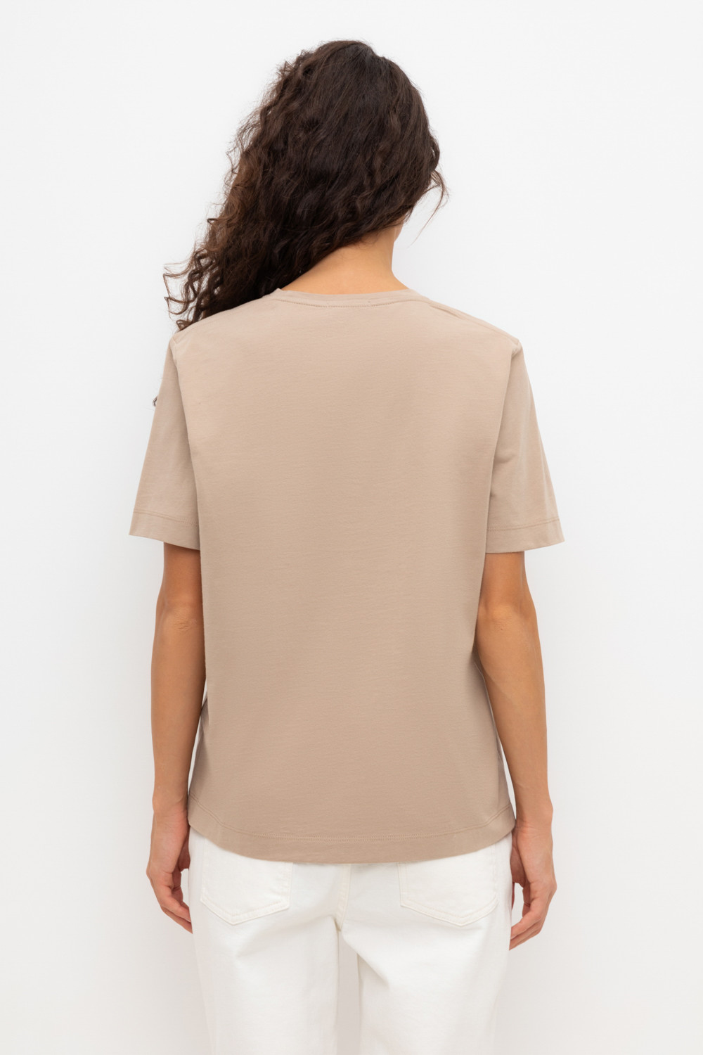 Футболки женские для мам, артикул: ЕВТ 3260, цвет: бежевый, фото 5