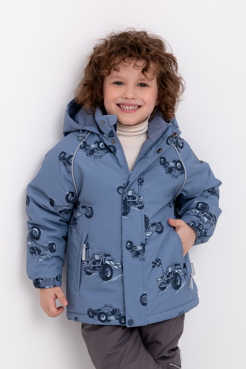 Куртки для мальчика, артикул: ВК 36084/н/4 ГР, цвет: голубой, фото 5