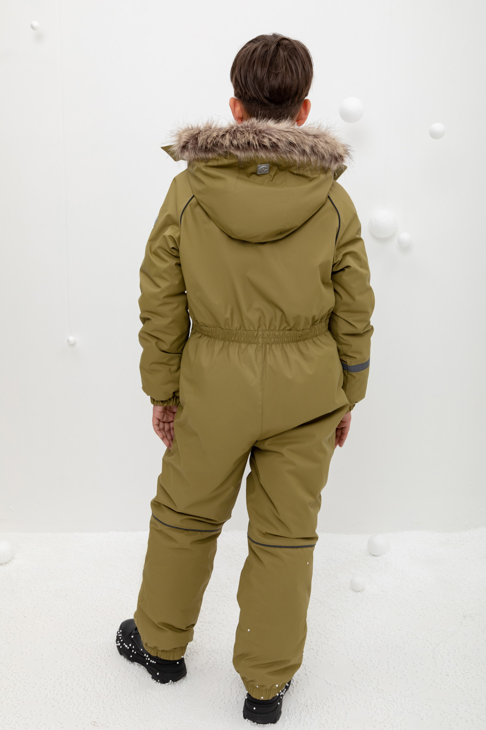 Комбинезоны утепленные для мальчика, артикул: ВК 60102/3 ГР (122-158), цвет: зеленый, фото 5