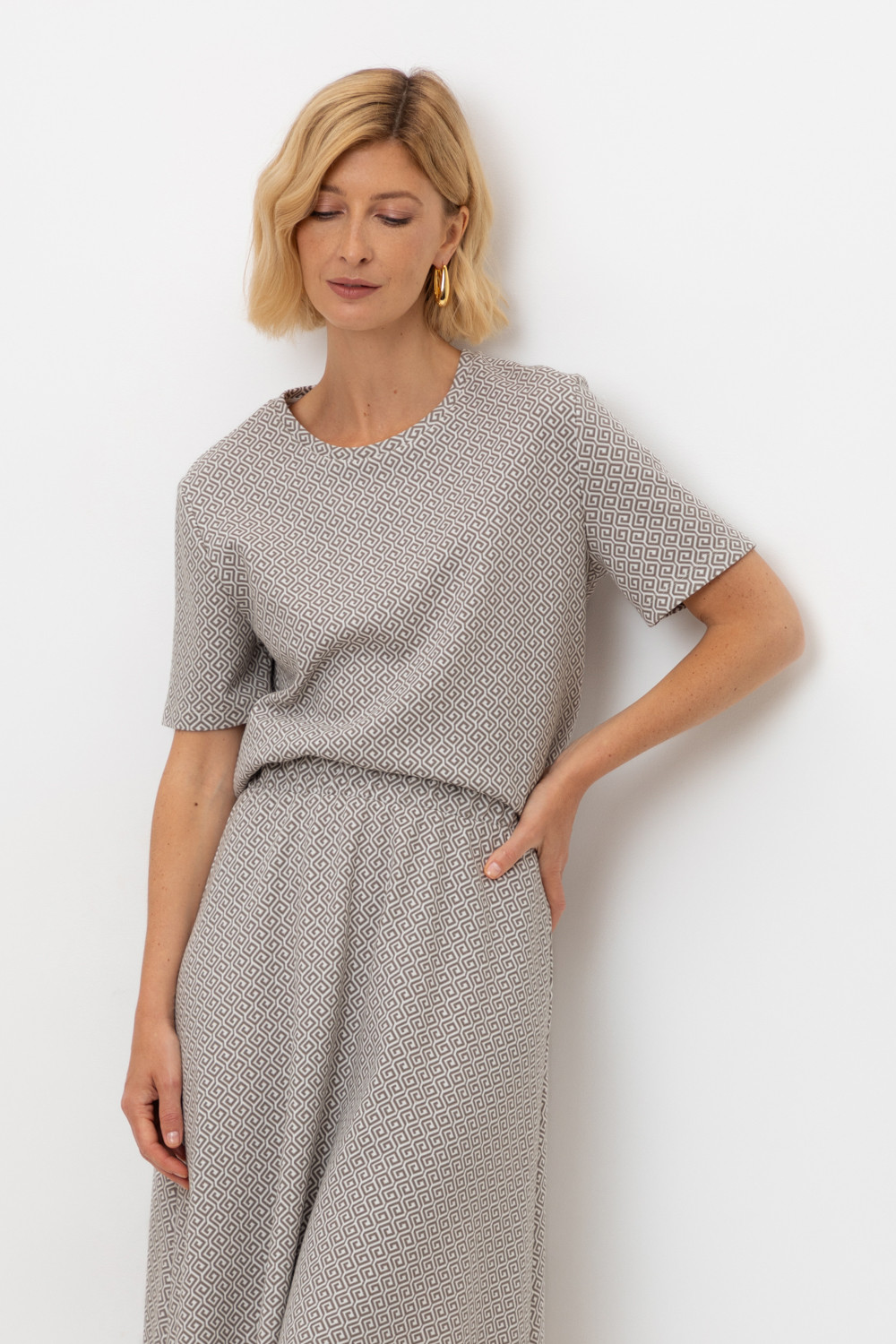 Футболки женские для мам, артикул: ЕВТ 3216, цвет: светло-серый5, фото 5