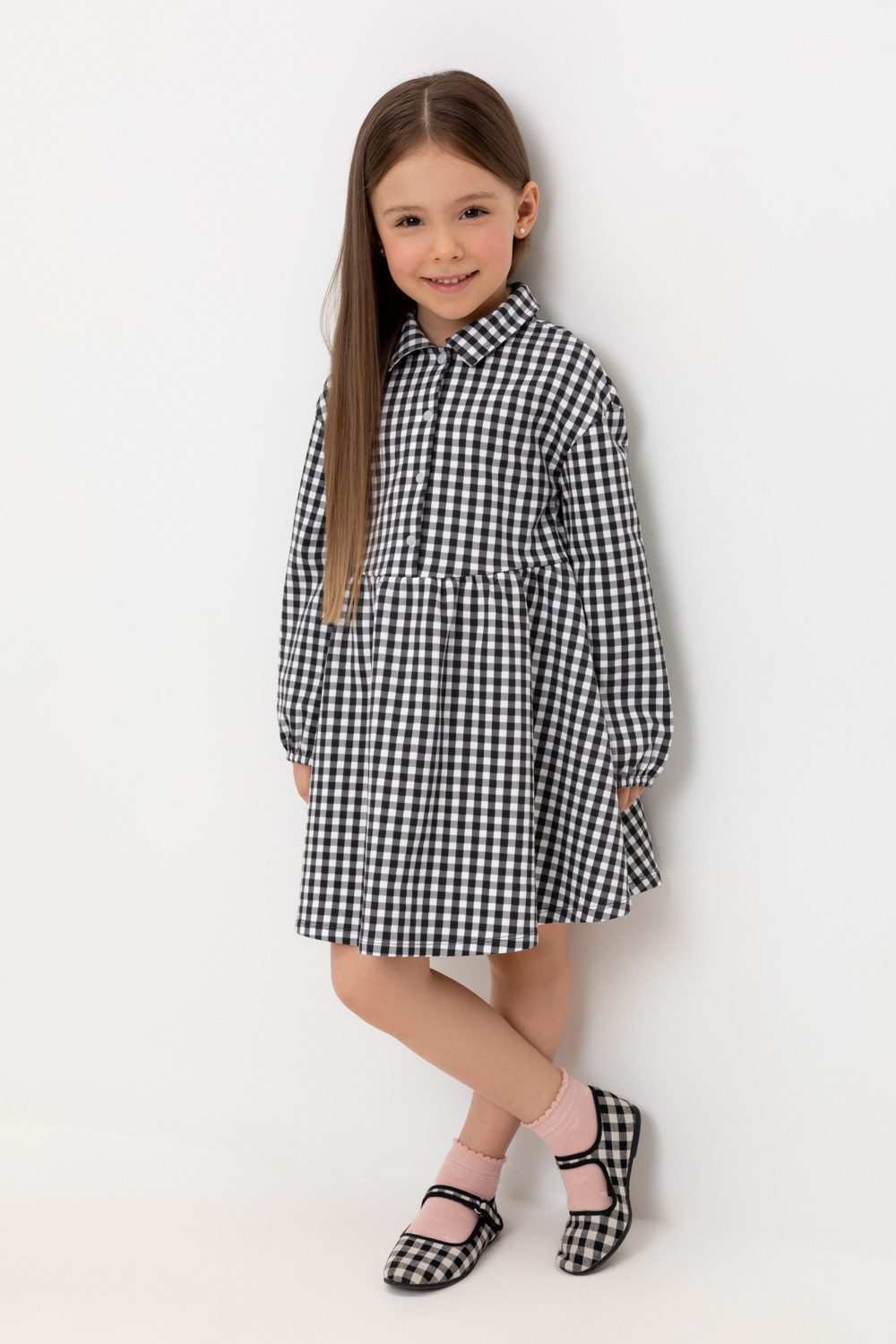 Платье для девочки, артикул: КР 5907, цвет: серый, фото 5