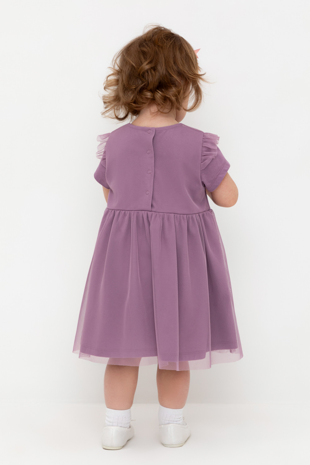 Платье для девочки, артикул: КР 5914, цвет: бордовый, фото 5