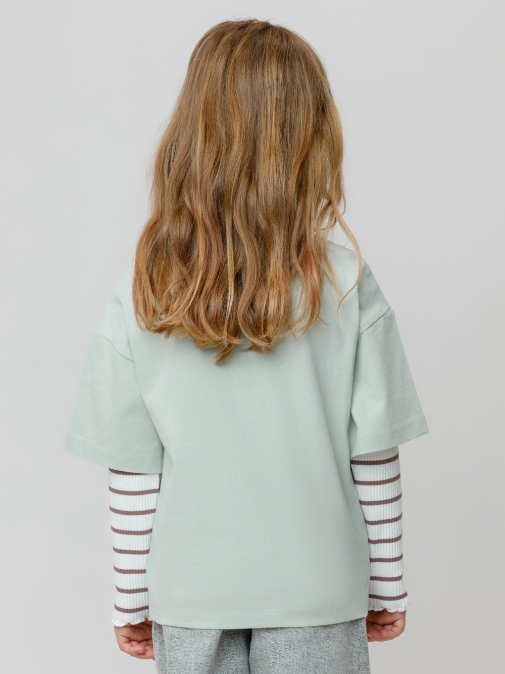 Футболка для девочки, артикул: КР 302906, цвет: зеленый, фото 5