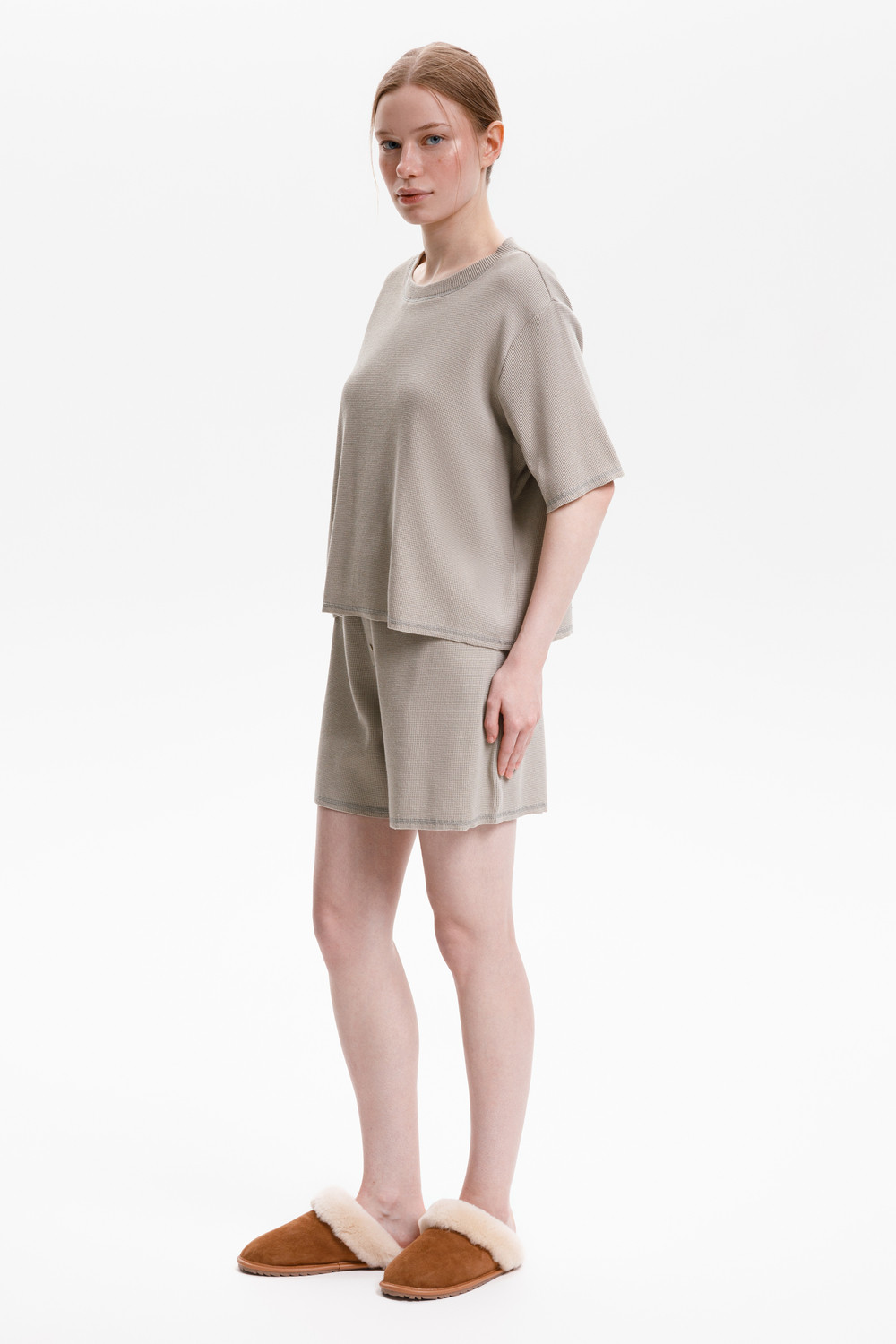 Комплекты для дома для мам, артикул: Е 20149, цвет: хаки, фото 5