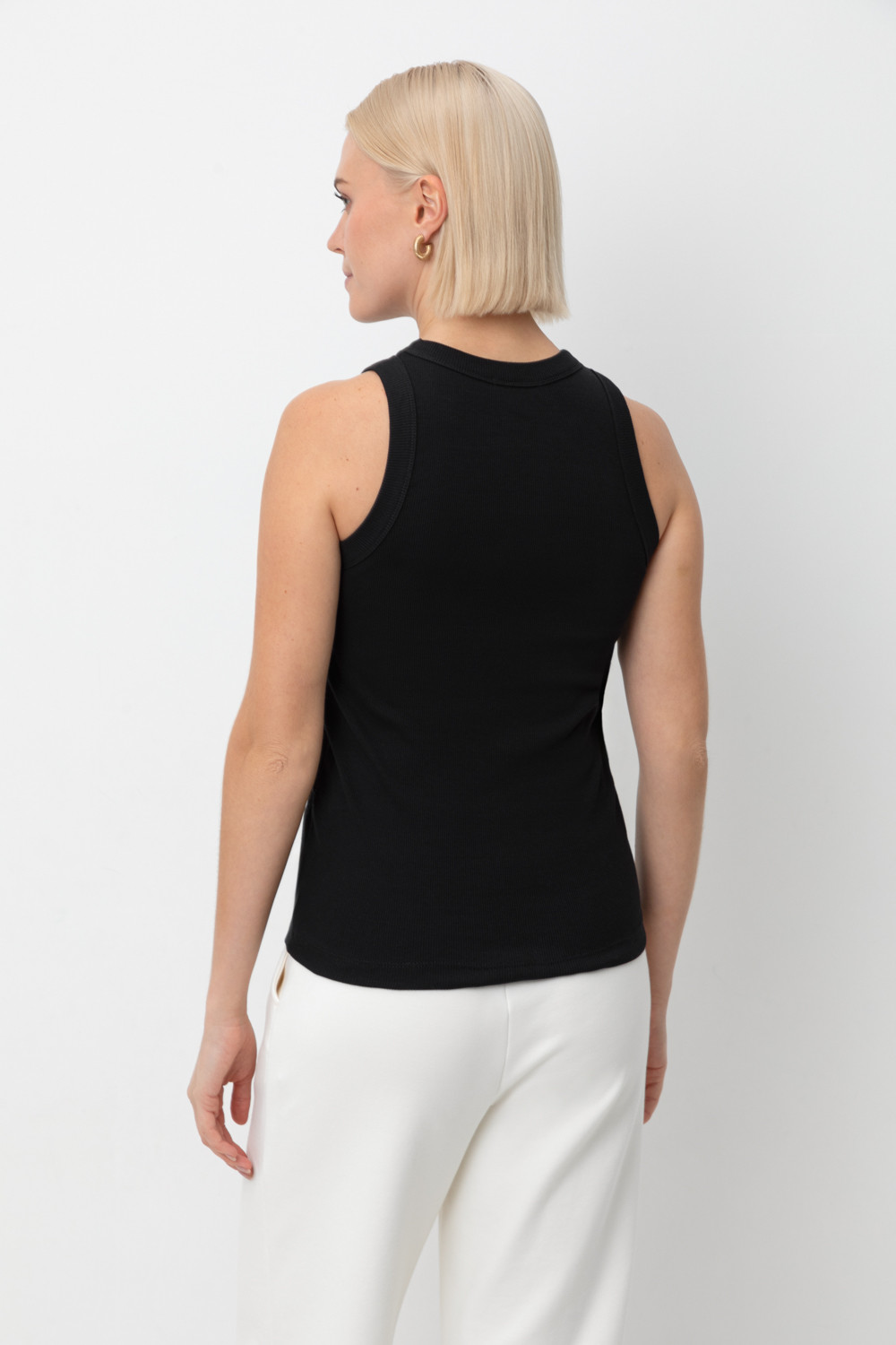 Майки женские для мам, артикул: ЕВТ 3296, цвет: черный3, фото 5